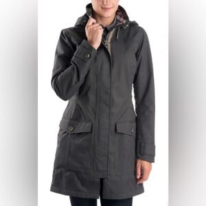 MEC Sz L Crosstown Multiple Pockets Venting Under Arm & Back Zipper Snaps Jacket